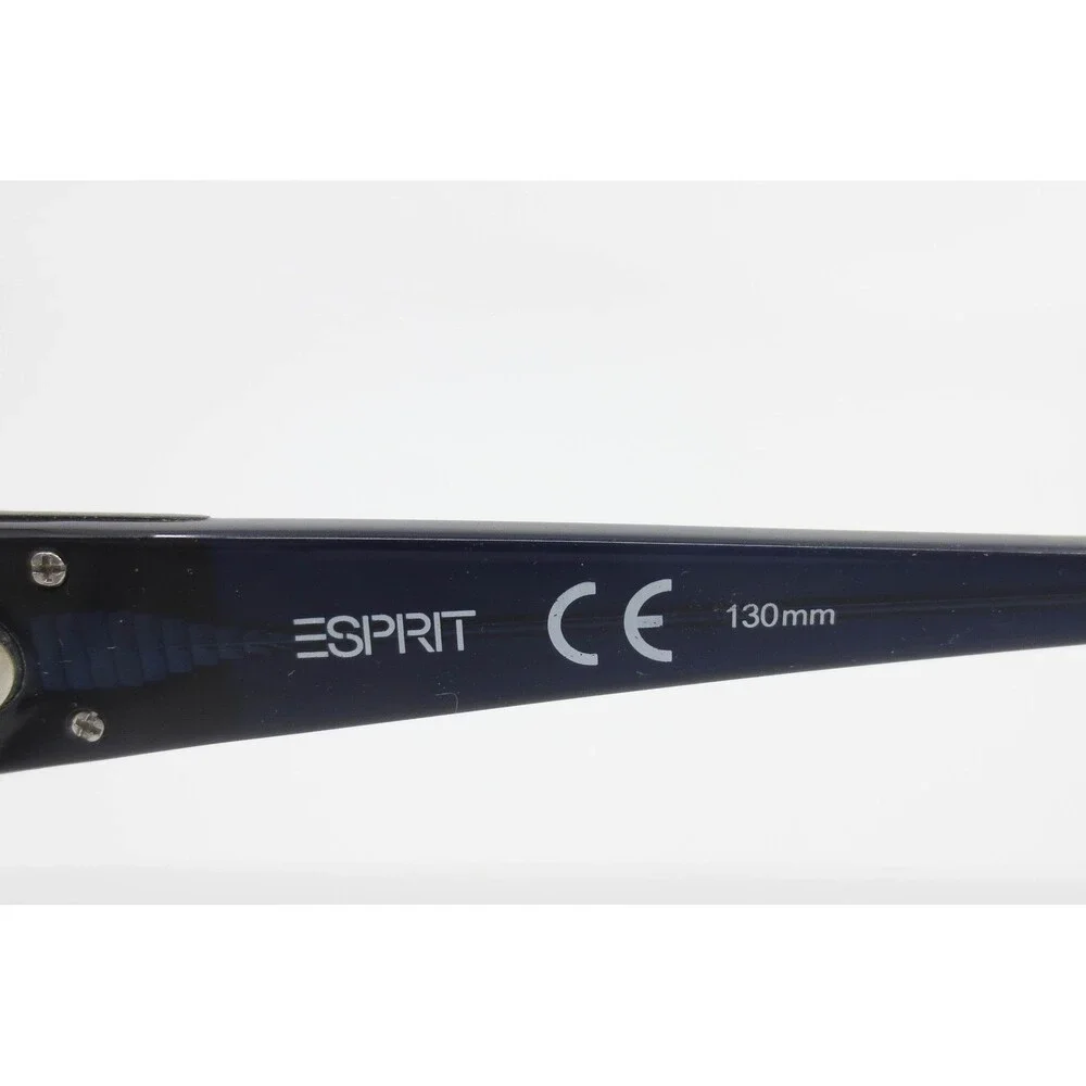 Esprit ET17738 507 Navy Blue Rectangular Eyeglasses Frames 57-14-130